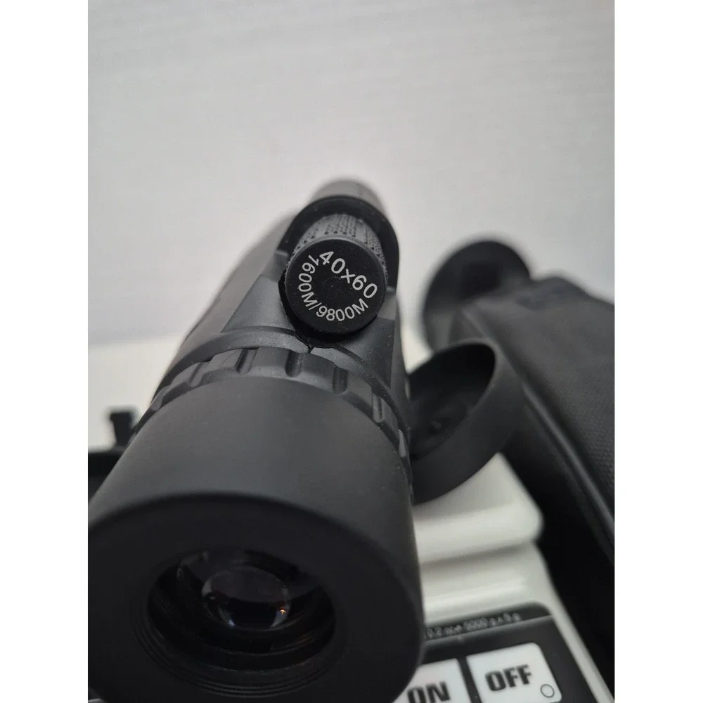 Monocular With Compass, Lens Covers,Draw String Bag Case - 40 x 60